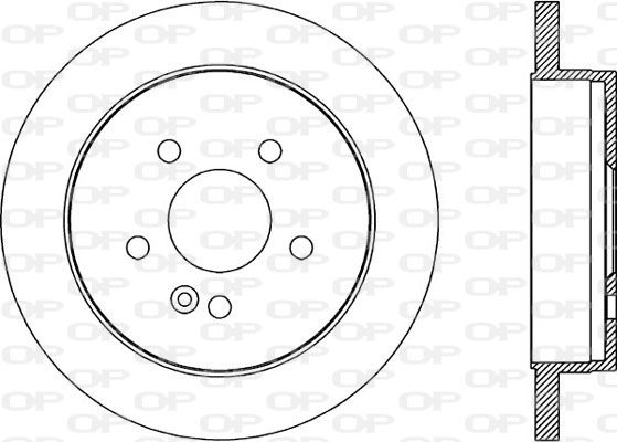 OPEN PARTS Тормозной диск BDR1935.10